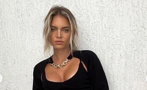 Morgan Ketzner muestra espectacular figura portando lindo traje de baño en la playa