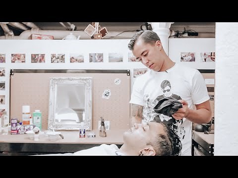 THE PERFECT SHAVE by The Nomad Barber (ASMR talking shave tutorial)