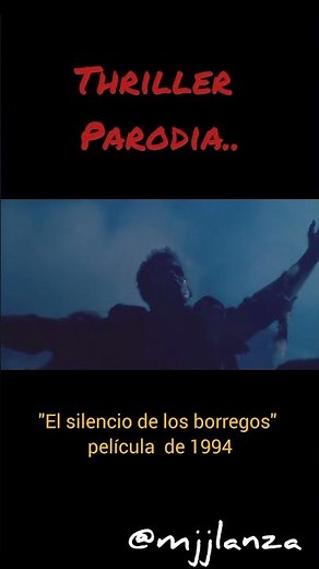 Thriller parodia en pelicula Silencio de los borregos (1994)