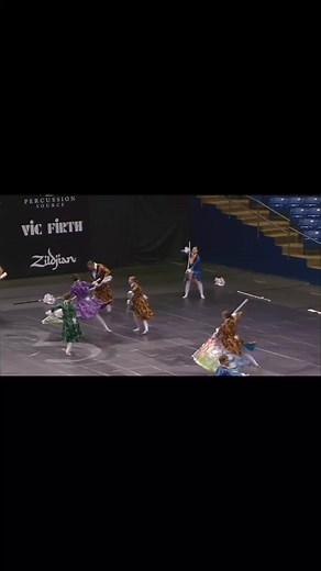 Captivating Winter Guard Performance with Juxtaposition Elements