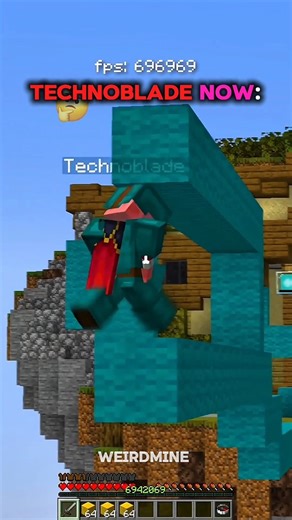 Technoblade Now VS Then 🥶