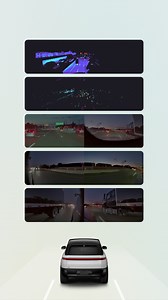 Each of us navigates our surroundings using sight and sound together. The sensor system in the Rivian Autonomy Platform works the same way. It takes data from cameras, radar and – coming soon – LiDAR, then fuses them together in an instant. Not as separate inputs but as one complete picture of the world that’s more precise than any single type of data could be on its own. | Rivian