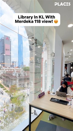 131K views · 1.6K reactions | Library In KL With Merdeka 118 View!  .  Located nearby Dataran Merdeka, Kuala Lumpur Library gives you the perfect view of Merdeka 118 tower ️ . 【 Kuala Lumpur Library】  Dataran Merdeka, Kuala Lumpur ⏰10am - 6.45pm (Tues-Fri) ⏰ 10am - 5pm (Sat & Sun) . #KLlibrary #kualalumpur | Places Malaysia | Facebook