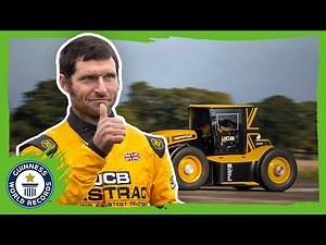 Guy Martin reaches 135 mph to obliterate the world's fastest tractor record