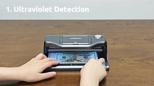 Aneken AL1000 Money Counter Machine & AL18 Counterfeit Bill Detector, Highly Efficient Combination in Business