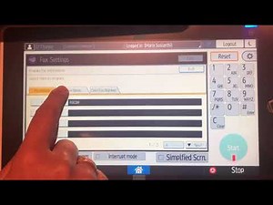 Setting Up Fax Header & Standard Message