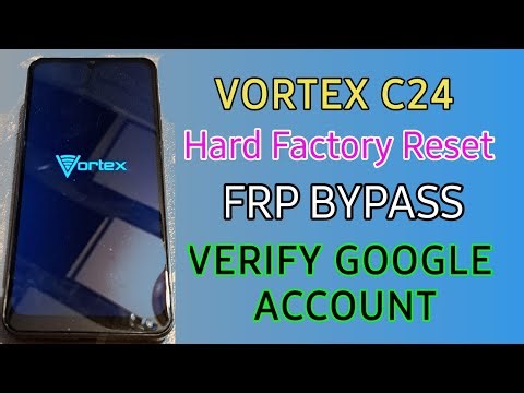 Vortex C24 FRP Bypass | Vortex C24 Hard Reset Frp Unlock | Vortex C24 Unlock Without Pc | Hard Reset