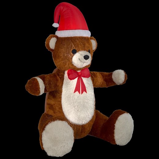 Reviews for Home Accents Holiday 7.51 ft. Pre-lit LED Inflatable Animated Plush Hugging Teddy Bear Airblown | Pg 2 - The Home Depot