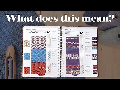 How to Read Weaving Drafts