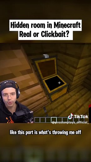 Exploring a Secret Hidden Room in Minecraft