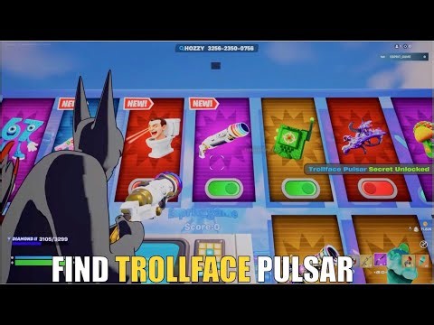CRAZY 1V1 FFA ALL GUNS & RIDES MAP FORTNITE CREATIVE - FIND TROLLFACE PULSAR LOCATIONS