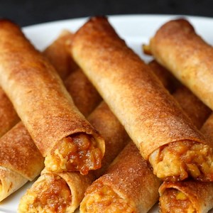 Apple Pie Cheesecake Taquitos | Twisted
