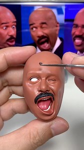 Watch me turn clay into Steve Harvey Bobblehead | Clayartisanjay