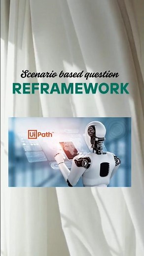 REFramework Scenario-Based Question #1 | UiPath Interview Prep #shorts #uipath