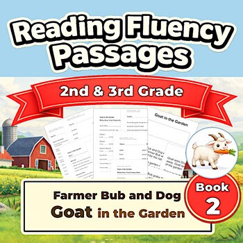 Oral Reading Fluency 2nd Grade 3rd Grade Reading Small Group | Farm Book 2