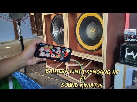 Kendang HP bahtera cinta miniatur audio