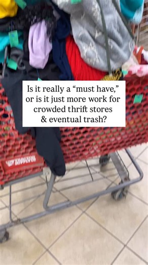 Sustainable Minimalists on Instagram: "Thoughts that keep me up at night. Do you ask yourself the same question before you buy something? What question usually snaps you out of unnecessary purchases? 👇 #sustainableliving #overconsumption #deinfluencing"