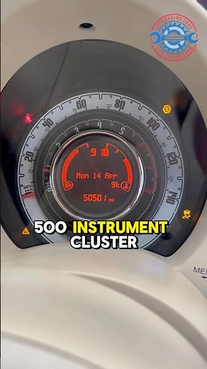 Fiat 500 Instrument Cluster Fault – Common Issue Explained! ⚠️🚗 #Fiat500 #CarProblems