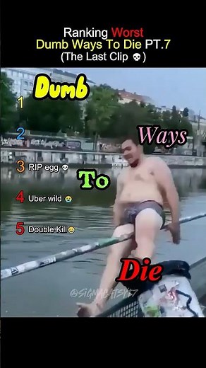 Ranking Worst Dumb Ways to Die Moments💀Pt7 #shorts #funny #usa