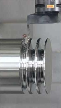 Grooving and machining with Sandvik #cnc #cnctools #cncmachining #snadvik