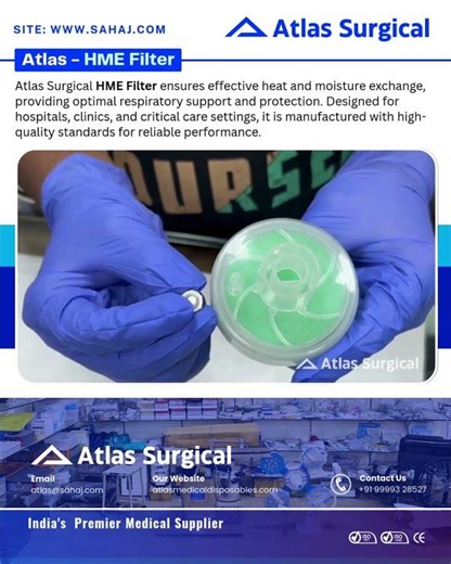 ✨ Atlas Surgical – HME Filter for Safe & Effective Respiratory Care ✨