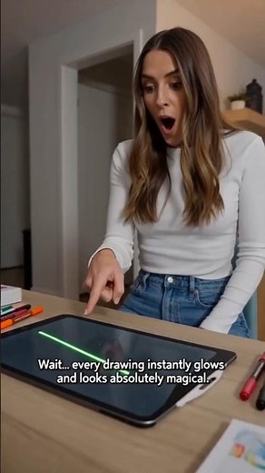 This Light-Up Drawing Pad Is So Fun 🌈🖍️