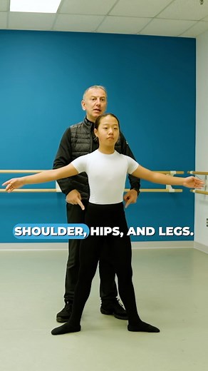 Importance of ✅Shoulders, ✅Hips, and ✅ Legs Alignment 📣 Mastering a ballet variation, especially if you’re joining a competition or planning to audition - requires highly choreographed movements and precise arm, leg, and foot work. Every movement and every part of the body is important in conveying expression and meaning in ballet. That means we should be extra diligent in perfecting even the tiniest details. Problem is: those tiny little details might not be visible to you or to your mom or to
