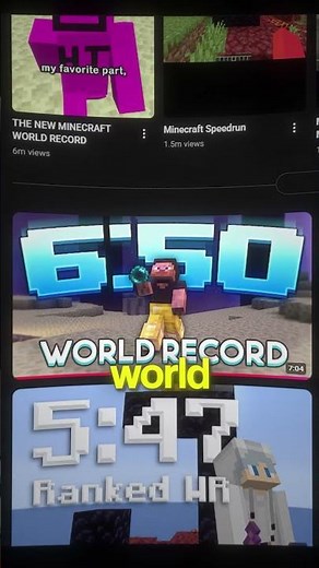 Minecraft's Impossible World Records!