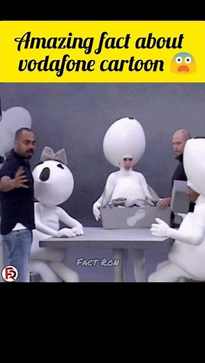 Amazing fact about Vodafone cartoon 😨 | #factron #shorts