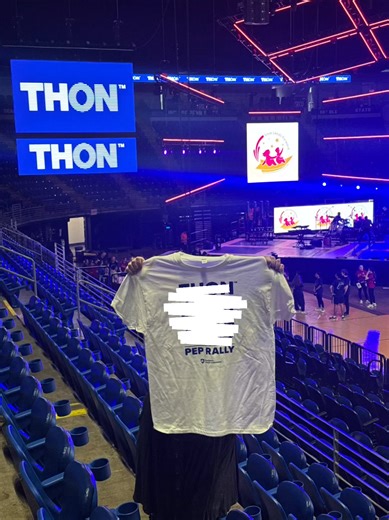 We’re proud to sponsor the Penn State THON Pep Rally! The White Out shirts are in the building… | Penn State Alumni Association