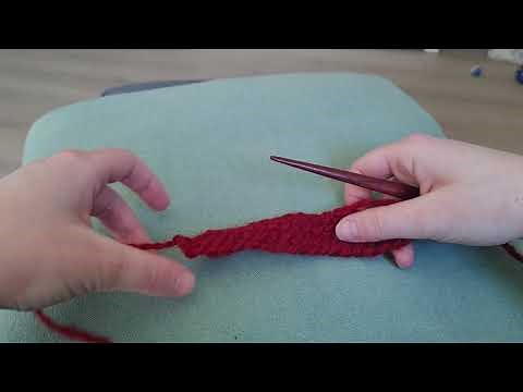 Nalbinding tutorial: how to turn to make a shawl - VEDA day 19