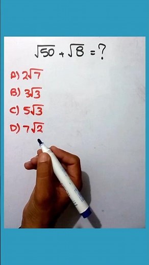 Adding square root numbers #mathematics #mathshorts #maths
