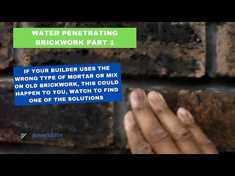 Water Penetrating brickwork part 1