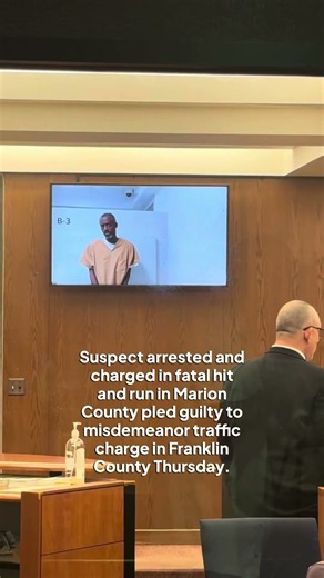 Suspect in fatal Marion County hit-and-run pleads guilty to misdemeanor traffic charge