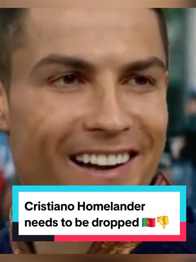 ronaldo needs to be dropped this world cup to the bench 👎💯 #worldcup #ronaldo #messi #portugal #footballcommentary