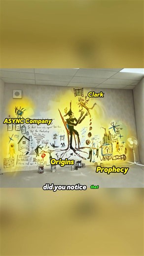 Did you notice that the graffiti wall hides all the secrets of the Backrooms movie#short #facts #backroom #fyp