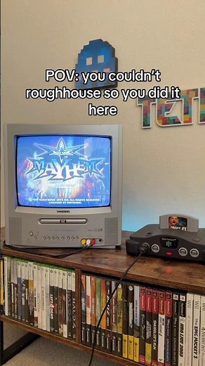 WCW Mayhem - Nintendo 64 #retrogaming #nostalgia #nintendo64 #90skids #wrestling