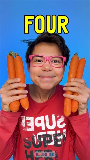 🥕 Count the Carrots 1 2 3 - Fun Numbers Game Kids! #Shorts #KidsLearning