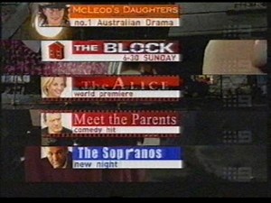 Channel Nine - In-Program Promotions (July 2004)