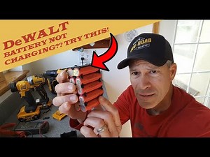 DeWALT Battery NOT charging fully?? TRY THIS FIX!