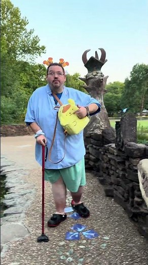 Francis visits Peter Pan at Disney World￼ after the Peter Pan Girl is done