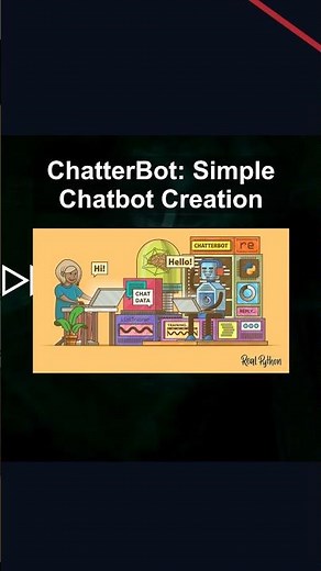 ChatterBot: Simple Chatbot Creation #ai #artificialintelligence #machinelearning #aiagent Chatterbot
