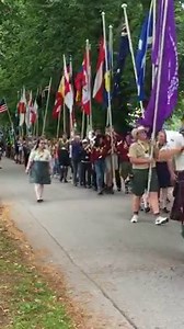Parade from Camp to Blair Castle. 2018 Blair Atholl International Scottish Jamborette. #blairatholl2018 | Scouting Adventures