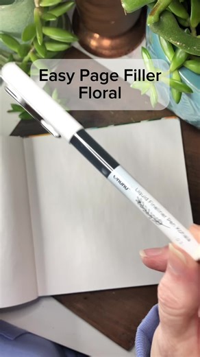 Create Easy Floral Page Fillers with Simple Designs