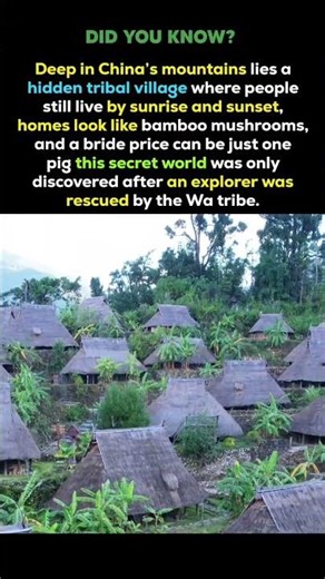 Hidden Tribe in China 😳 Village Where a Bride Costs Just 1 Pig! #shorts