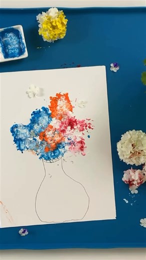 43 reactions · 19 shares | Flower printing fun | The Artful Parent | Facebook