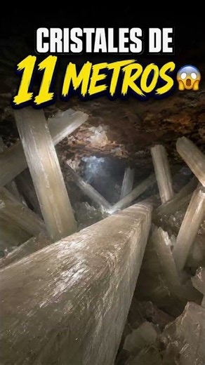 La cueva de México con cristales gigantes de 11 metros 😱