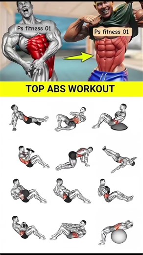 How to Get Six Pack Abs Fast at Home | 3 Best Home Workouts Without Gym for Beginners"😱 #sixpack