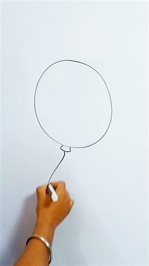 Balloon Drawing 🎈 | Easy Step by Step Balloon Drawing for Beginners #shorts #art #drawing