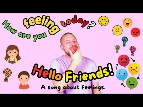 Hello Friends Song | Emotions for Kids with Solfege & ASL (Preschool - Early Elementary) | Mr. F
